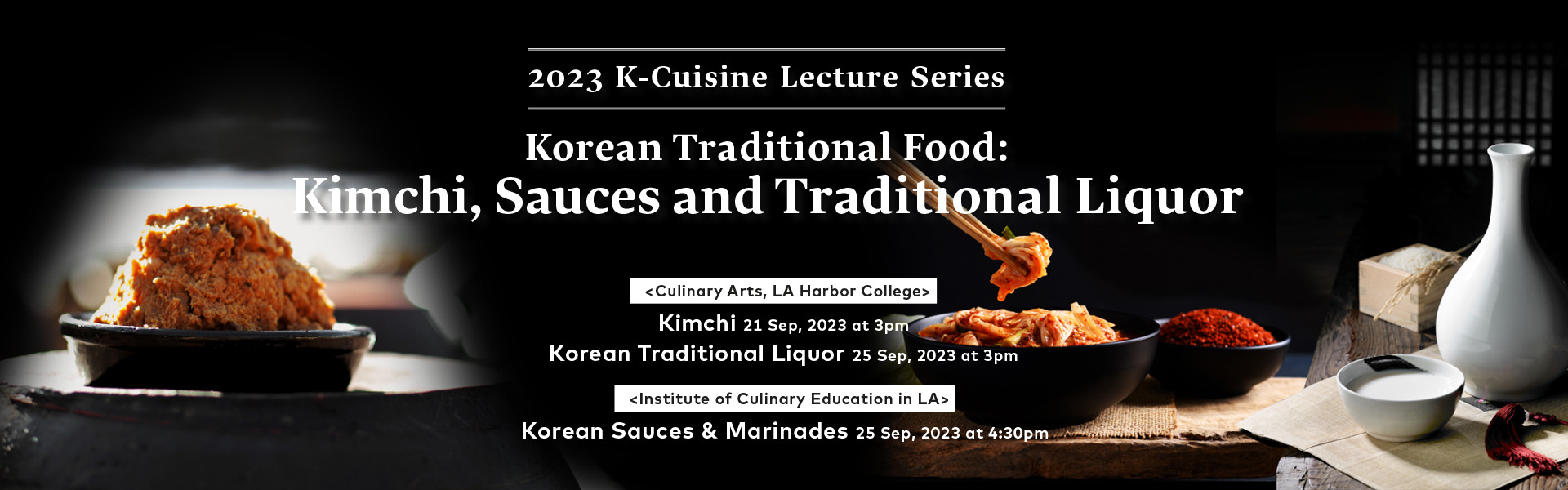 2023 K-Cuisine Lecture Series