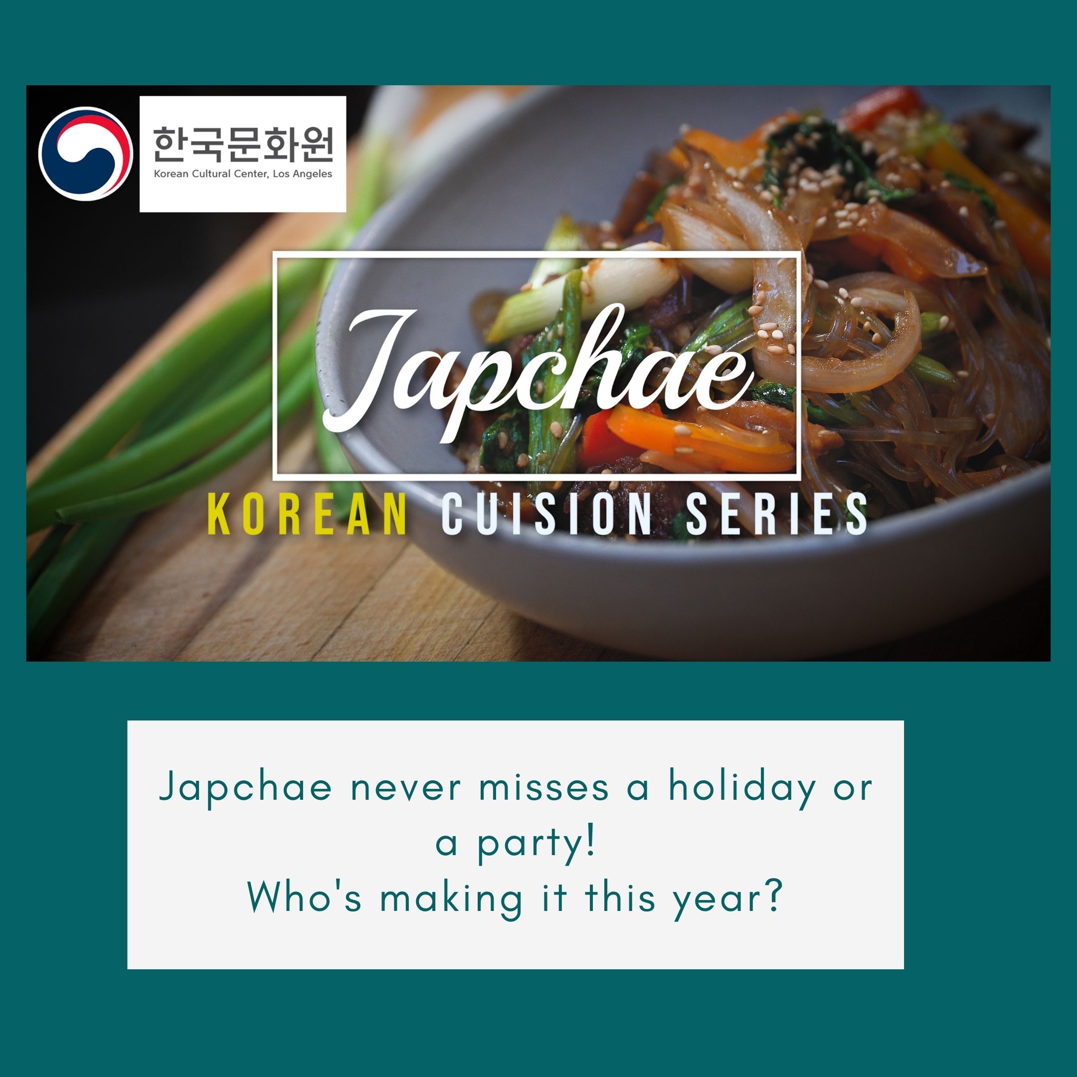 Korean Cuisine Series_Japchae